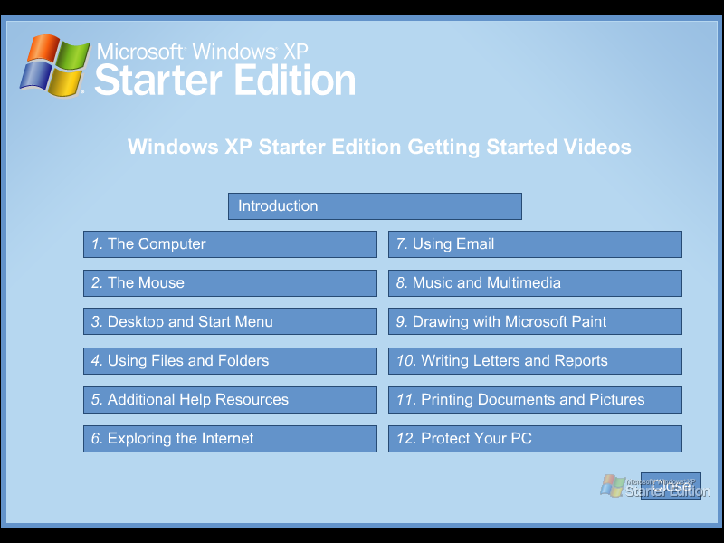 文件:WindowsXP-Starter-GettingStartedVideos.png