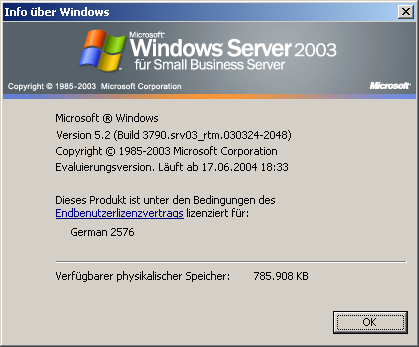 文件:WindowsSmallBusinessServer2003-5.2.2576-German-About.png