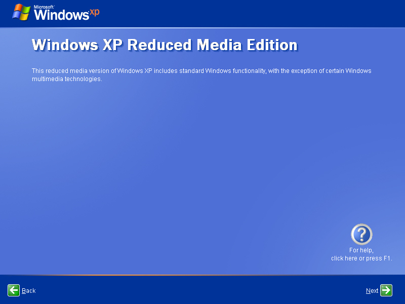 文件:WindowsXP-2600.2180-ReducedMediaEdition-OOBENotice.png