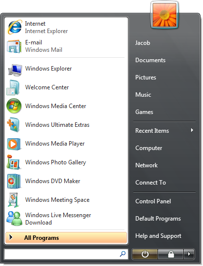 文件:Windows7-6.1.6498-StartMenu.png