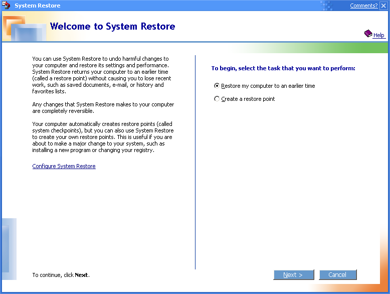 文件:WindowsXP-5.1.2264.0-SystemRestore.png