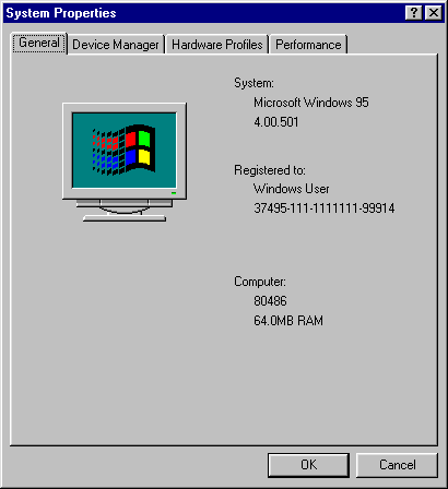 文件:Windows95-4.00.501-SystemProperties.png