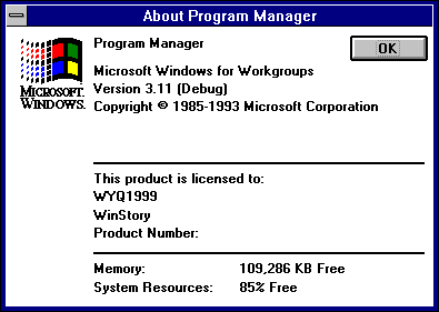 文件:WfW-3.11.300-Debug-About.png