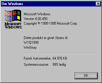 文件:Windows-95-4.00.450-Danish-About.png