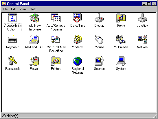 文件:Windows95-4.00.286-ControlPanel.png