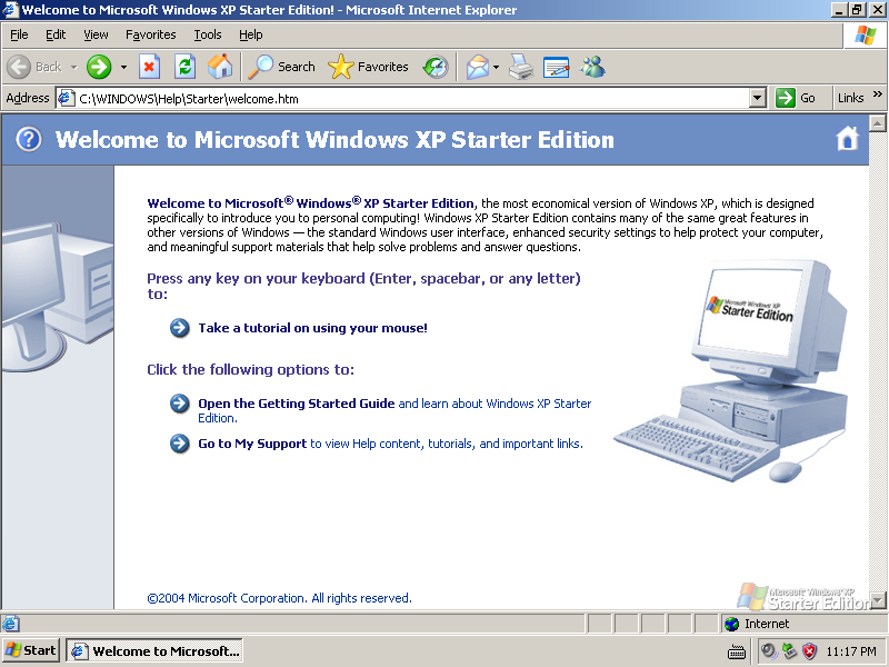 文件:WindowsXP-Starter-WelcomePage.png