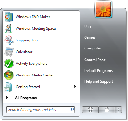 文件:Windows7-6.1.6748-StartMenu.png