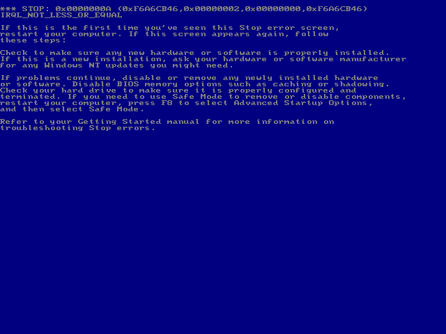 文件:Windows2000-5.0.1848-BSOD.png