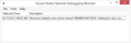 Visual Studio Remote Debugger