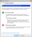 新的 Windows Firewall 图标