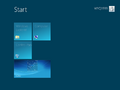 Windows 8 Build 8008 中的“开始”屏幕