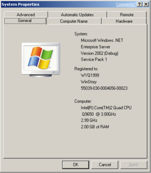 WindowsServer2003-5.1.3604-Debug-Properties.png