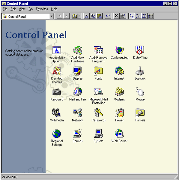 文件:MicrosoftPlus-4.70.1056-ControlPanel.png