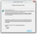 About Registry Editor