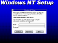 Windows NT 3.5 中的安装程序