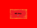 MS Help splash screen