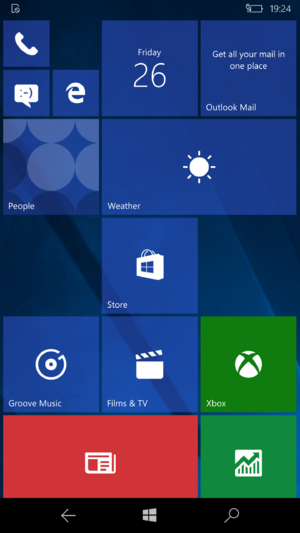 Windows 10 Mobile-10.0.15043.1000-Start Screen.png