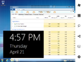 Charms Bar with Explorer and Task Manager open