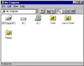 Explorer in Windows 95 Build 216