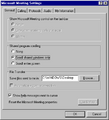 NetMeeting settings