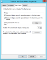 Taskbar and Start menu Properties
