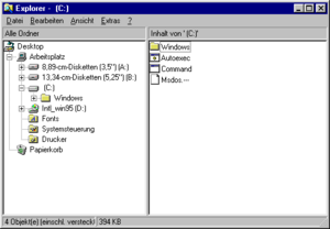 Windows95-4.00.222-DEU-Explorer.png