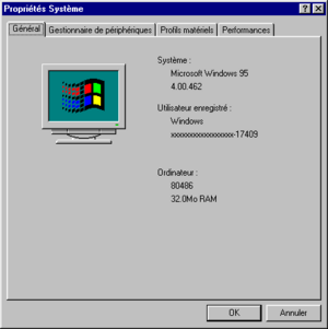 Windows95-4.00.462-French-SystemProperties.png