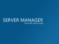 Server Manager Splash Screen